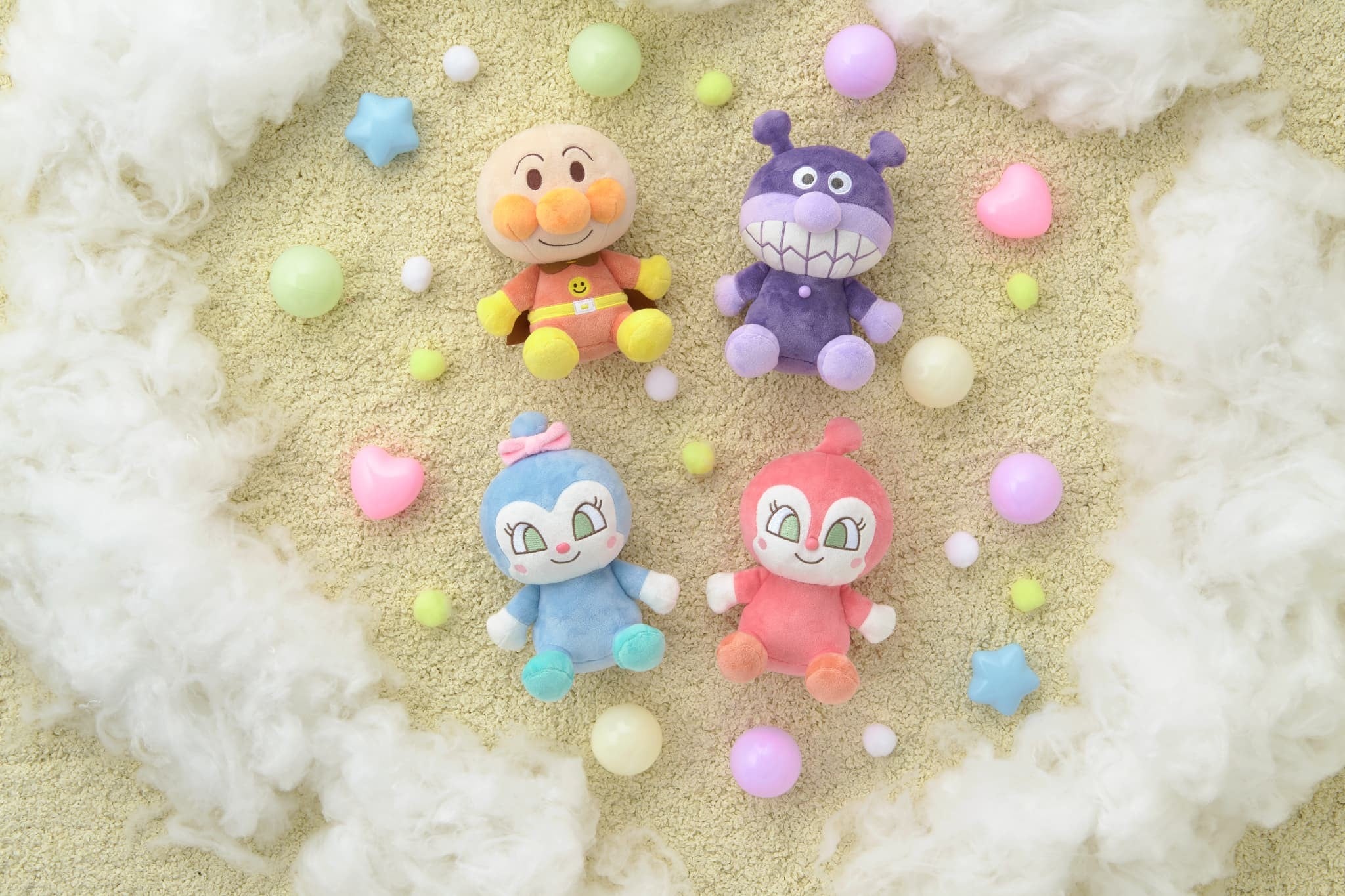 ふんわりカラーぬいぐるみ アンパンマン｜セガ フェイブ トイ