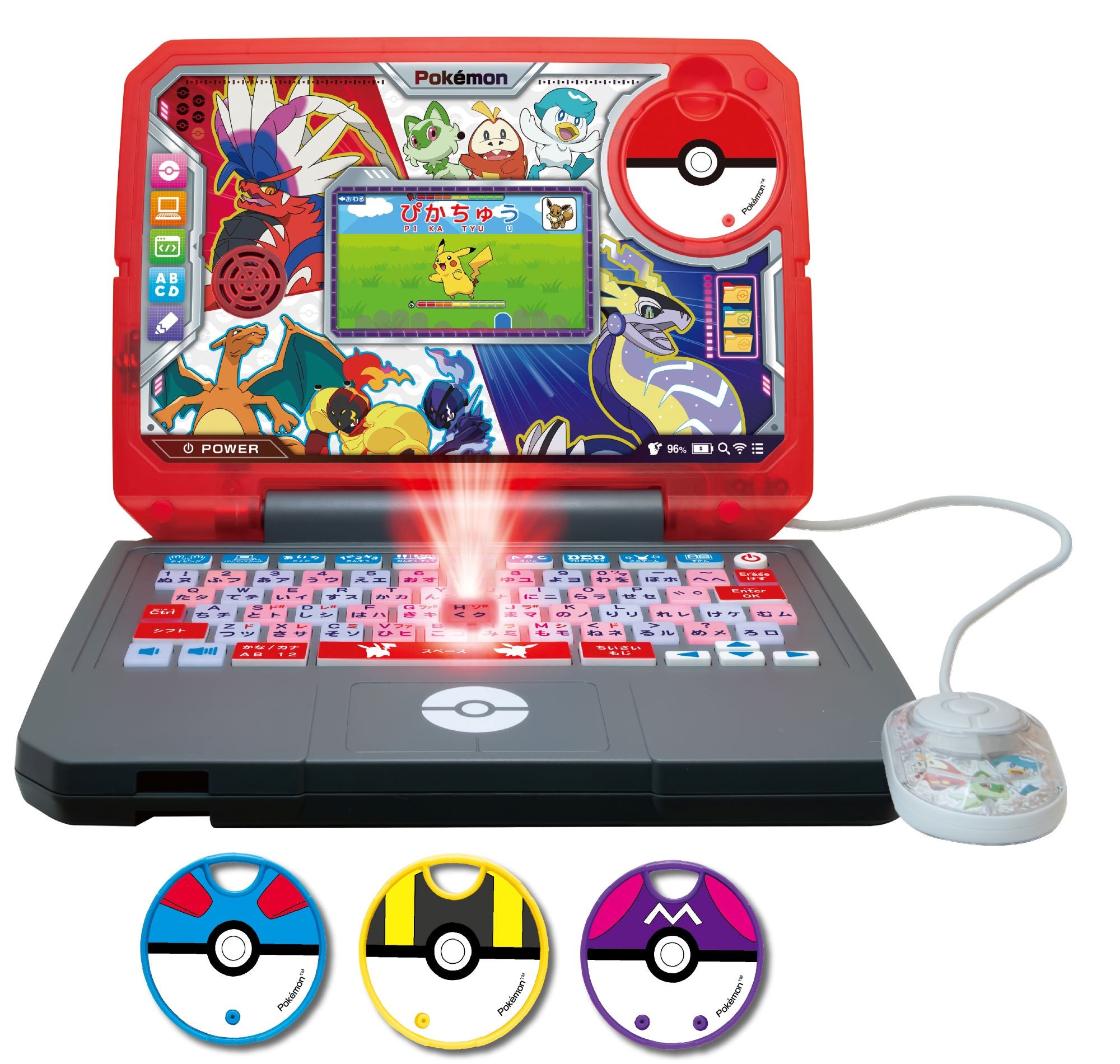 【新品未開封】光るぜっ!ポケモンタイピングPC おもちゃ ポケモンスタディ 光るぜっ!ポケモンタイピングPC|セガ